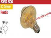 Global 4 Watt Flamanlı Rustik Ampul Ic Driver Rustik E27 4w 2700k - 1