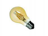 Global Ledli Flaman Rustik Ampul 6w, 660 lm, E27, Sarı Işık KES60 - 1