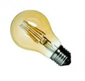 Global Ledli Flaman Rustik Ampul 6w, 660 lm, E27, Sarı Işık KES60 - 2