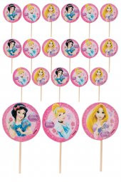 Kına Atölyesi Disney Prensleri Parti Kürdanı 20 Adet - 1