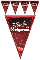Kına Atölyesi Seni Seviyorum Flaması - 1