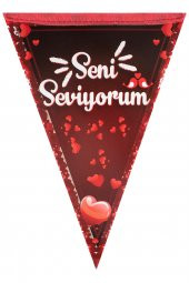Kına Atölyesi Seni Seviyorum Flaması - 2