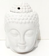 Beyaz Buda Seramik Buhurdanlık Otantik Buddha - 1