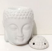Beyaz Buda Seramik Buhurdanlık Otantik Buddha - 2