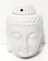 Beyaz Buda Seramik Buhurdanlık Otantik Buddha - 4