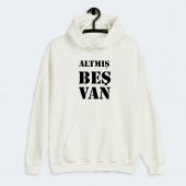 Altmış Beş Van Baskılı Kapşonlu Şehir Plakalı Sweatshirt - 1