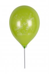 Kına Atölyesi Happy Birthday Balonu Karışık Renk 10 Adet - 2