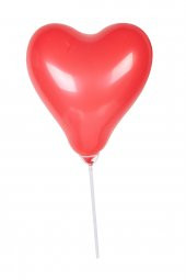 Kına Atölyesi Sevgililer Günü Kalpli Balon Kırmızı 10 Adet - 2