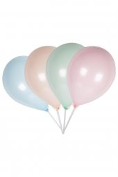 Kına Atölyesi Makaron Balon Karışık Renk 10 Adet - 6