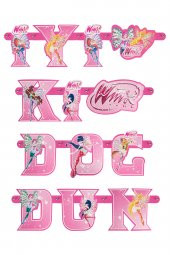 Kına Atölyesi İyi ki Doğdun Winx Logolu Banner - 2