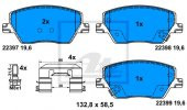 Fiat Egea Ön Fren Balata Takımı 1,3/1,4/1,6       77367910 - 2