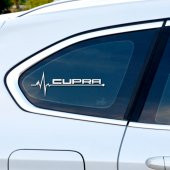 Seat Cupra Yan Cam Sticker Oto Kapı Çıkartma Tuning Aksesuar 20 cm x 7 cm - 1