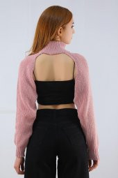 Boğazlı Gövdesiz Triko Pudra - 4727.1319. - 6