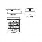 Aircol 200 Krom Aksiyal Aspiratör - 2