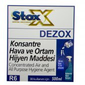 KONSANTRE HAVA VE ORTAM DEZENFEKTANI STOX DEZOX R6  500ML 250 LT URUN ELDE EDILIR - 5