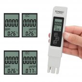 TDS EC Metre Termometreli Su Kalite ve İletkenlik Ölçüm Cihazı - 4