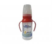 Bambino Kulplu Cam Biberon 12 Ml Kırmızı Desenli - 1
