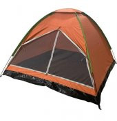 CSA 4 Kişilik Çadır Kamp Çadırı Turuncu  200x200x135 cm thumbnail 1