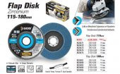 FLAP DİSK ZIMPARA ZİRKONYUM 180*22  KUM Z120 SGS485 - 1
