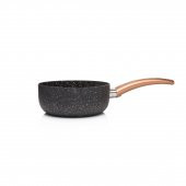16 CM Mat Siyah Granit Sütlük - 2