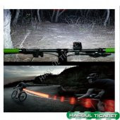 HSGL USB ŞARJLI ÖN ARKA IŞIKLI FAR SET - 4