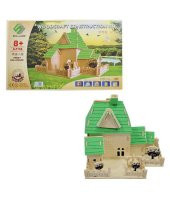 3D Ahşap 52 Parça Müstakil Villa Ev Maket Puzzle - 1