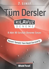 Bloktest Yayınları 7. Sınıf Tüm Dersler Kılavuz Deneme - 1
