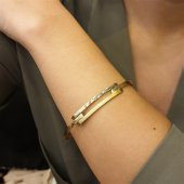 8 Ayar Altın Kaburga Kelepçe - 4