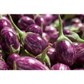 Eko Paket Mini Mor Patlıcan Tohum Thayland Patlıcanı 20 tohum+Hed thumbnail 3