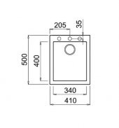 TEKA FORSQUARE 34x40 TEZGAH ÜSTÜ GRANİT EVYE AVENA BEİGE - 3