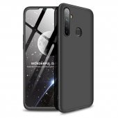 KNY Realme 6i Kılıf 3 Parça 360 Zore Ays Kapak Siyah - 1
