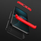 KNY Realme 6 Pro Kılıf 3 Parça 360 Zore Ays Kapak Kırmızı - 4