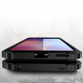 KNY Samsung Galaxy A31 Kılıf Çift Katmanlı Armour Case Gümüş - 2
