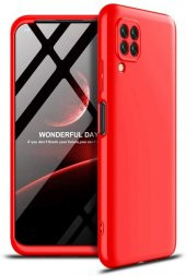 KNY Huawei P40 Lite Kılıf 3 Parça 360 Zore Ays Kapak Kırmızı - 1