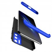 KNY Huawei P40 Pro Kılıf 3 Parça 360 Zore Ays Kapak Siyah - 2