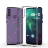 KNY Huawei Y6P Kılıf Ultra İnce Şeffaf Silikon Şeffaf - 4