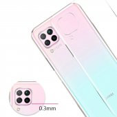 KNY Huawei P40 Lite Kılıf Ultra İnce Şeffaf Silikon Şeffaf - 3