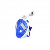 Yukka Cpap Tüplü Oksijen Maskesi Yüz Kalkanı Tam Kuru Anti-Sis Tüplü 180 Derece Tam Yüz Dalış Şnorkel - 1