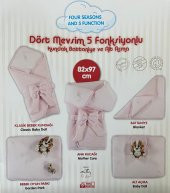Yenidoğan Bebek Kundak, Hastane Çıkışı 5 Amaçlı Pamuk Kundak - 4