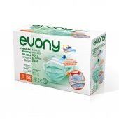 Evony Elastik Kulaklı Cerrahi Maske 50li - 1