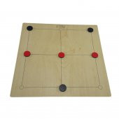 5 in 1, Ahşap TIC-TAC-TOE, 3 Taş, 9 Taş, Bihar ve Surakarta Akıl, Zeka ve Strateji Oyunu - 2