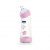 Chicco Wellbeing İlk Açılı Biberon Kız 250 ml - 1
