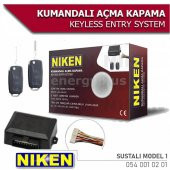 Oto Açma Kapama Uzaktan Kumanda Seti Sustalı Niken 12V 3444 - 1