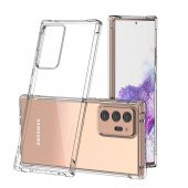 KNY Samsung Galaxy Note 20 Ultra Kılıf Ultra Korumalı Şeffaf Antishock Silikon Şeffaf - 3
