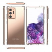 KNY Samsung Galaxy Note 20 Ultra Kılıf Ultra Korumalı Şeffaf Antishock Silikon Şeffaf - 4