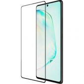 KNY Samsung Galaxy A51 İçin Kenarı Kırılmaya Dayanıklı 5D Cam Ekran Koruyucu Siyah Siyah - 1