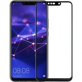 KNY Huawei Mate 20 Lite İçin Kenarı Kırılmaya Dayanıklı 5D Cam Ekran Koruyucu Siyah Siyah - 1