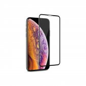 KNY Apple İphone 11 Pro İçin Kenarı Kırılmaya Dayanıklı 5D Cam Ekran Koruyucu Siyah Siyah - 1