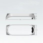 KNY Xiaomi Mi Band 4 İçin Hasır Desenli Metal Kayış-Kordon Siyah - 4