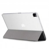 KNY Apple İpad Pro 10.5 Kılıf Standlı Kapaklı Arkası Şeffaf Sert Smart Case Gold Gold - 5